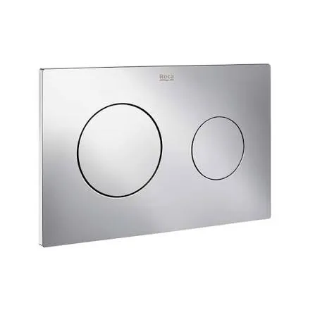 Панель смыва Roca Duplo One A890189001, два режима смыва, PL-10, хром