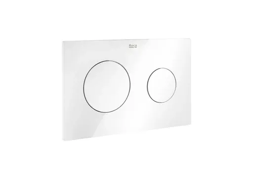Панель смыва Roca Duplo One A890189207, два режима смыва, PL-10, белый матовый