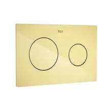 Панель смыва Roca Duplo One A8901890G0, два режима смыва, PL-10, золото
