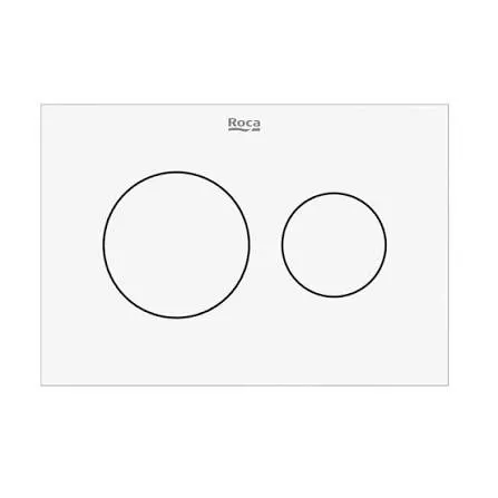 Панель смыва Roca Duplo S A890223307 PS3, два режима смыва, белый матовый