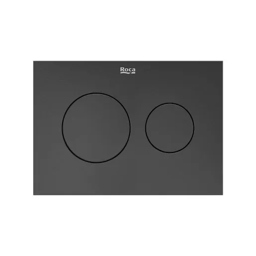 Панель смыва Roca Duplo S A8902233NM PS3, два режима смыва, брашированный черный титан