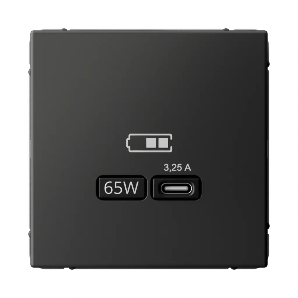 Systeme Electric (Schneider Elecrtic) ArtGallery SE GAL001329, Лотос USB Розетка A + тип-C 45Вт высокоскор.заряд. QC, PD, механизм