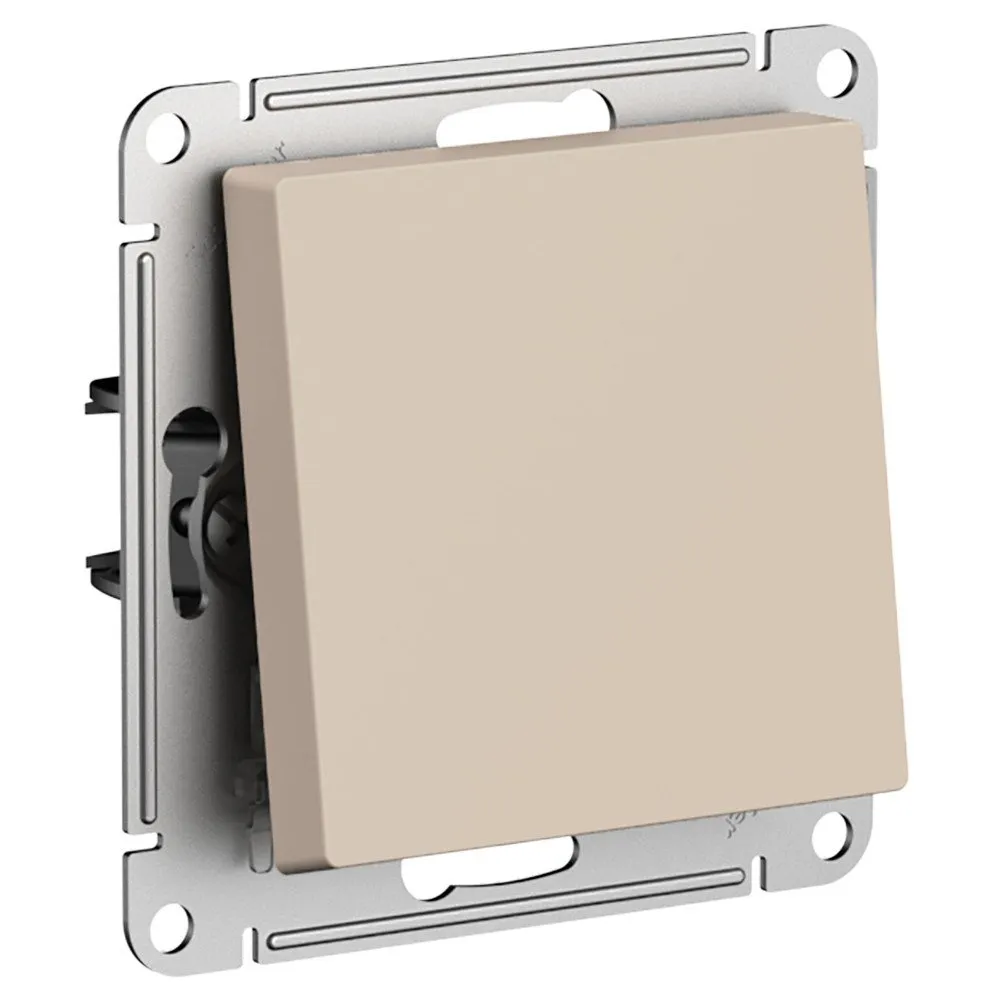Systeme Electric (Schneider Elecrtic) AtlasDesign SE ATN001261, Песочный Переключатель 1-клавишный, сх.6, 10АХ, механизм
