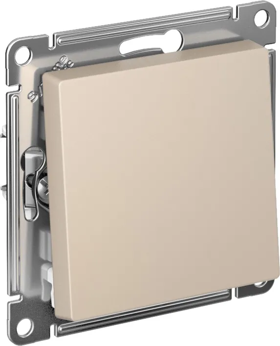 Systeme Electric (Schneider Elecrtic) AtlasDesign SE ATN001271, Песочный Переключатель перекрестный 1-клавишный, сх.7, 10АХ, механизм