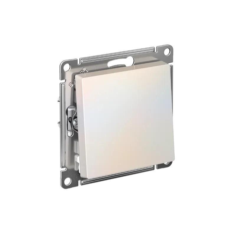 Systeme Electric (Schneider Elecrtic) AtlasDesign SE ATN000421, Жемчуг Выключатель 1-клавишный 2-полюсный, 10А, механизм