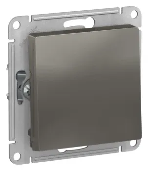 Systeme Electric (Schneider Elecrtic) AtlasDesign  SE ATN000921, Сталь Выключатель 1-клавишный 2-полюсный, 10А, механизм