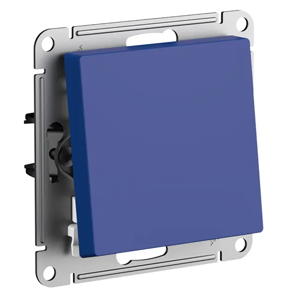 Systeme Electric (Schneider Elecrtic) AtlasDesign SE ATN001121, Аквамарин Выключатель 1-клавишный 2-полюсный, 10А, механизм
