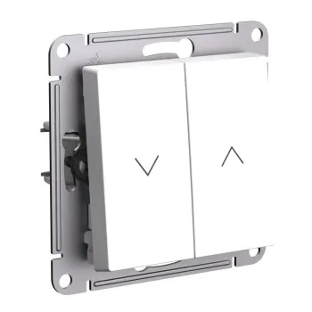 Systeme Electric (Schneider Elecrtic) AtlasDesign SE ATN001319, Лотос Выключатель 2-клавишный жалюзи, 10А, механизм