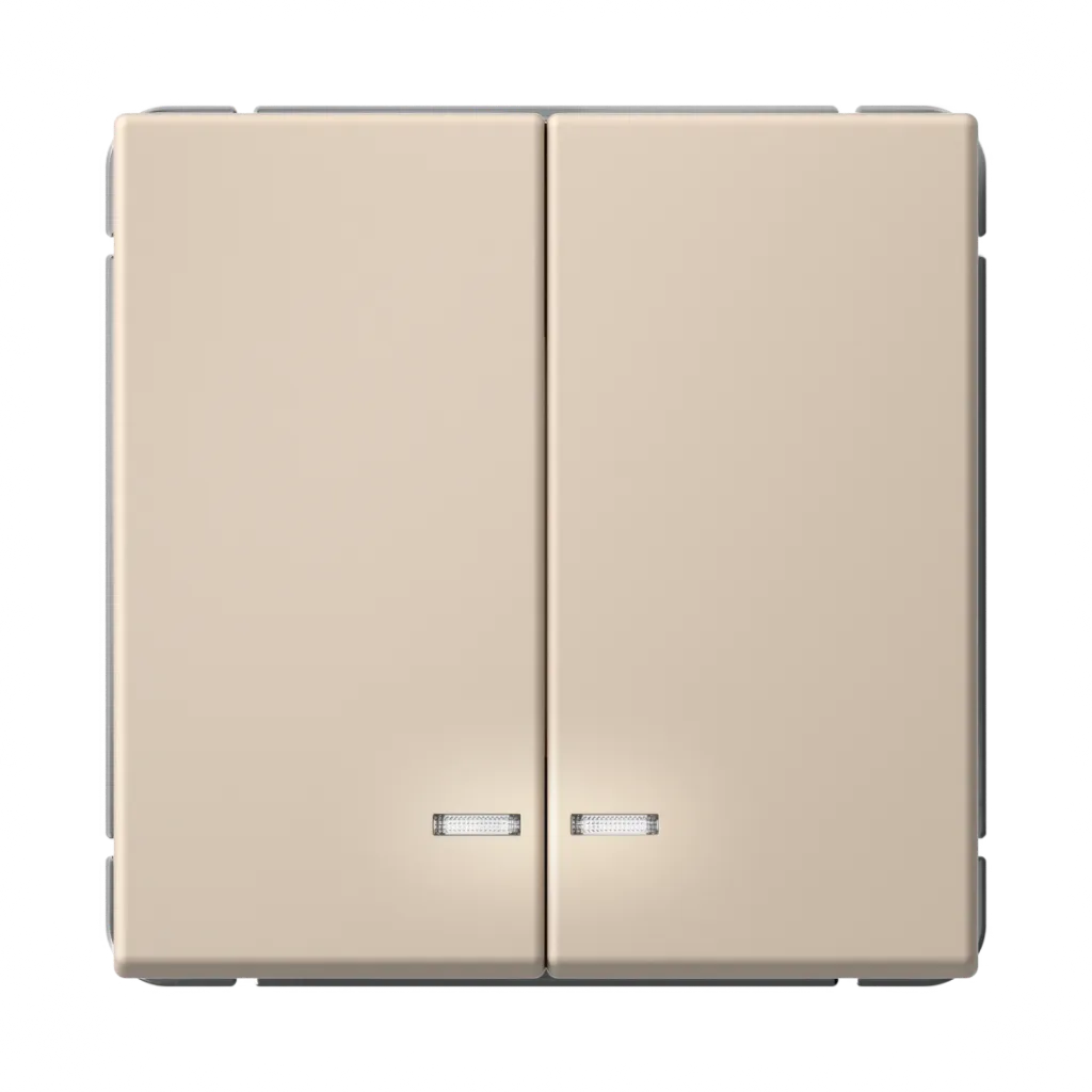Systeme Electric (Schneider Elecrtic) ArtGallery SE GAL001251, Песочный Выключатель 2-клавишный, сх.5, 10АХ, механизм