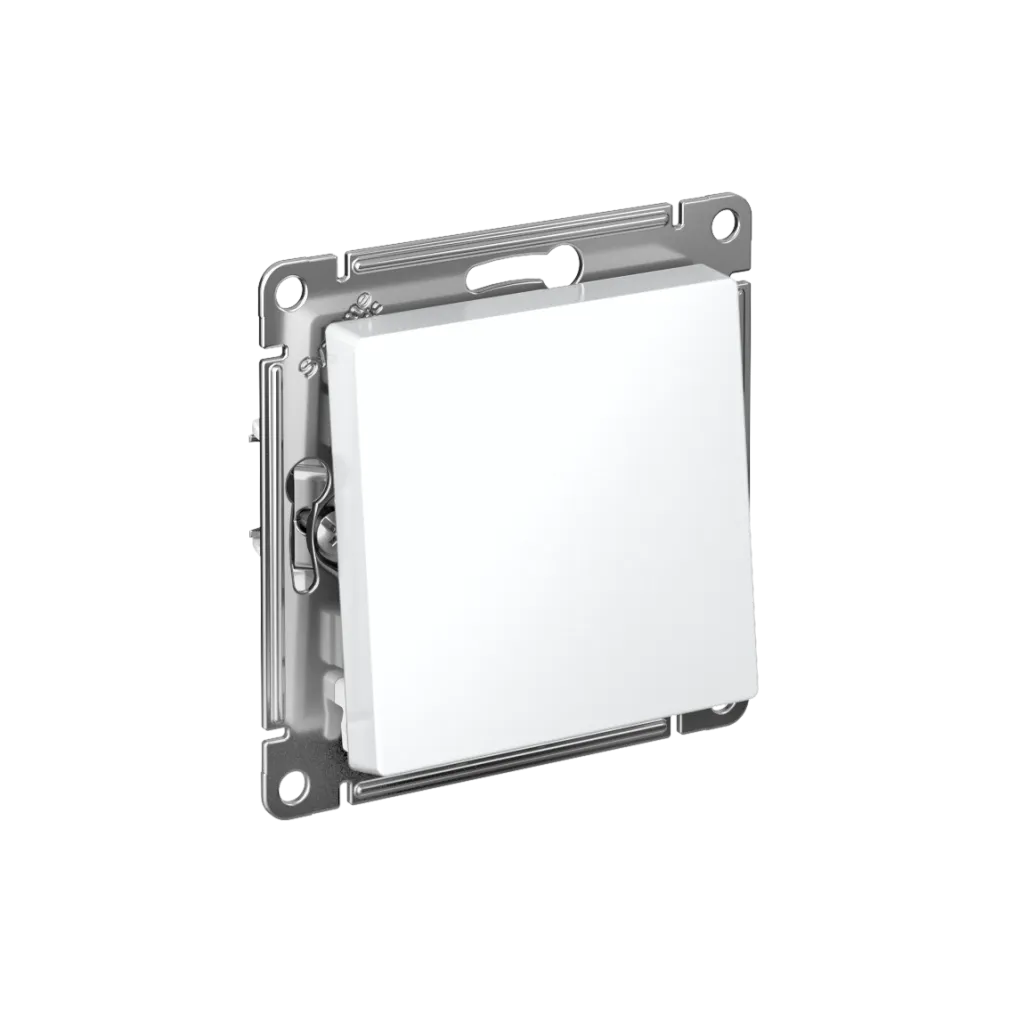 Systeme Electric (Schneider Elecrtic) AtlasDesign SE ATN000111S, Белый Выключатель 1-клавишный, сх.1, 10АХ, мех., быстрозажим. клем.