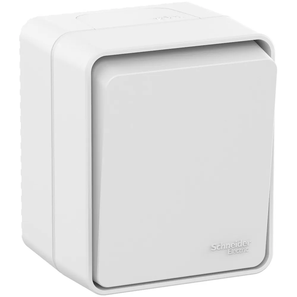 Systeme Electric AtlasDesign SE ATN540111, Profi54 Наруж Белый Выключатель 1-клавишный 10 АХ IP54