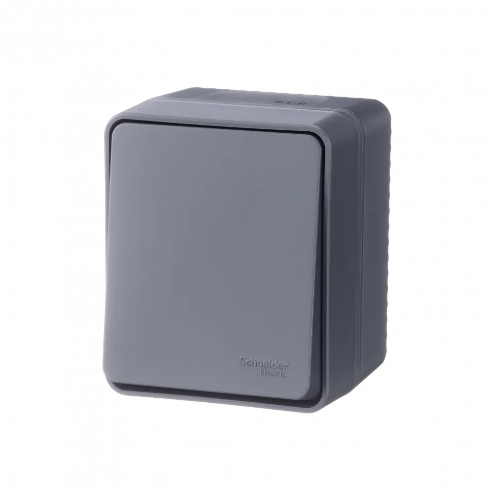 Systeme Electric AtlasDesign SE ATN544061, Profi54 Наруж Антрацит Переключатель 1-клавишный 10 АХ