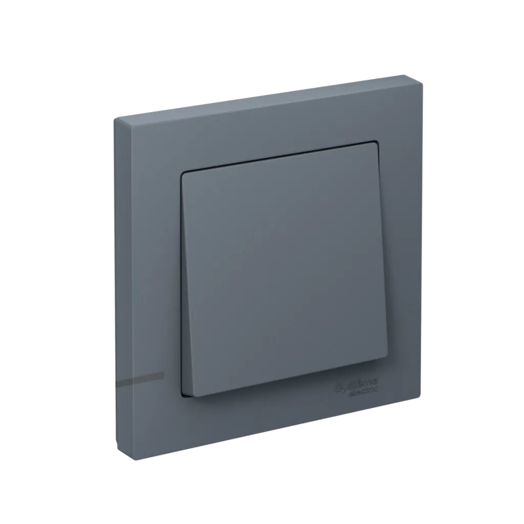 Systeme Electric AtlasDesign SE ATN000712S, Грифель Выключатель 1-клавишный, сх.1, 10АХ, в сборе, быстрозажим. клем.
