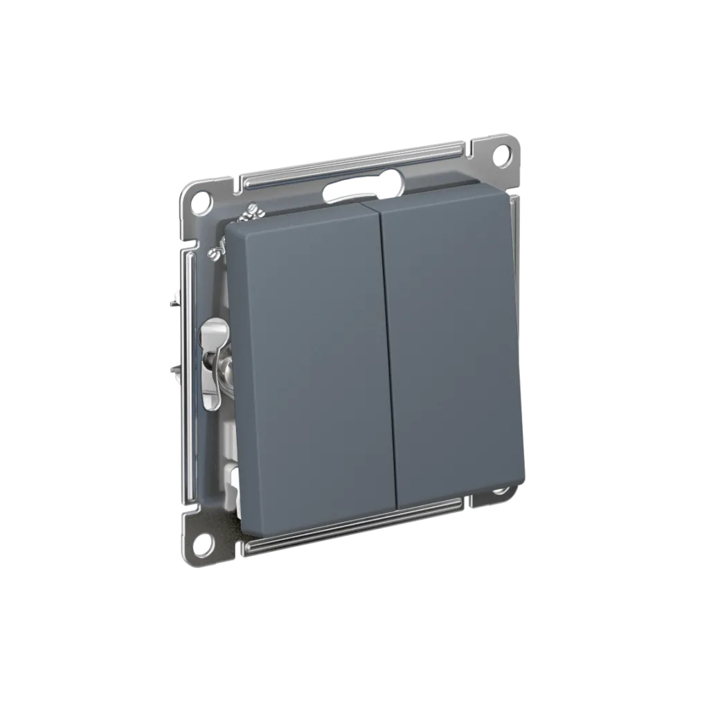 Systeme Electric AtlasDesign SE ATN000765S, Грифель Переключатель 2-клавишный, сх.6/2, 10АХ, мех., быстрозажим. клем.