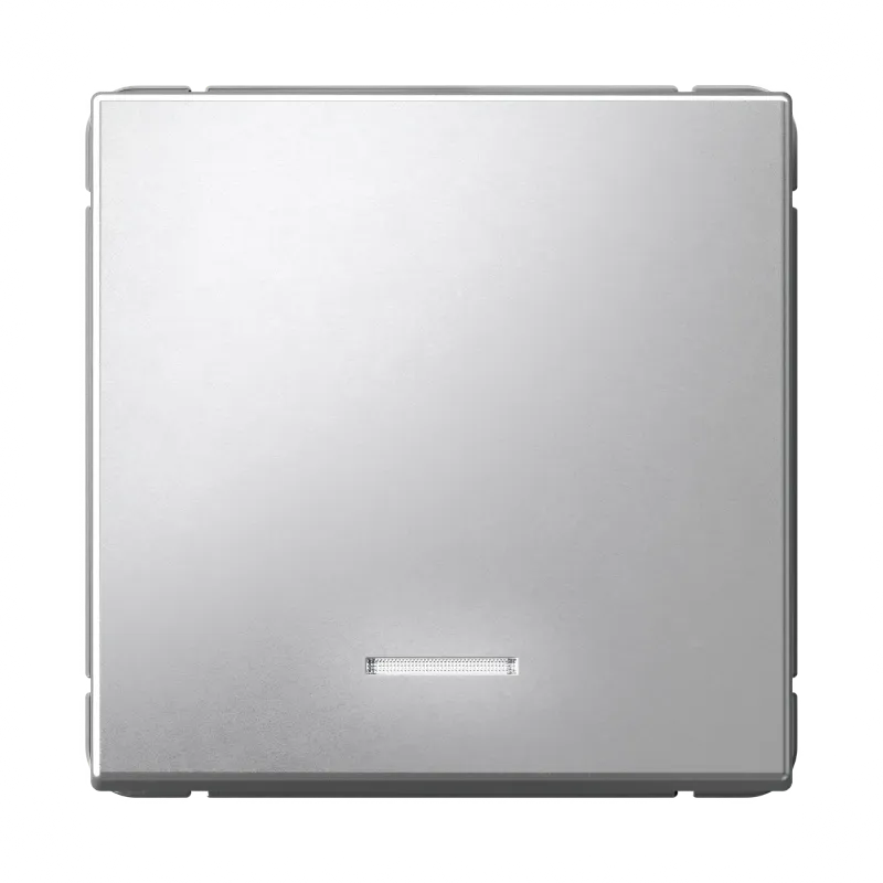 Systeme Electric ArtGallery SE GAL000311S, Алюминий Выключатель 1-клавишный, 10АХ, механизм, быстрозажим. клем.