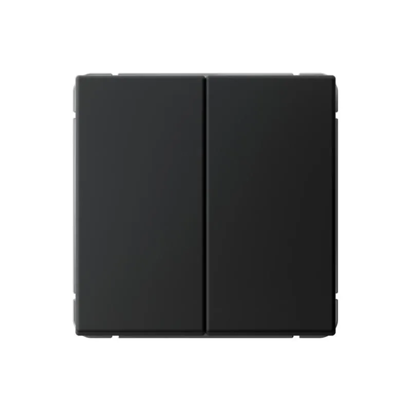 Systeme Electric ArtGallery SE GAL001051S, Карбон Выключатель 2-клавишный, 10АХ, механизм, быстрозажим. клем.