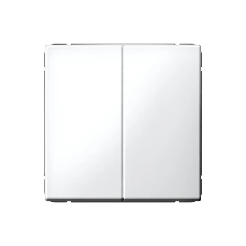 Systeme Electric ArtGallery SE GAL001365S, Лотос Переключатель 2-клавишный, 10АХ, механизм, быстрозажим. клем.