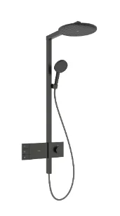 Душевая система с термостатом для душа, шлиф.черный хром Hansgrohe Raindance Alive S 2jet 24596340