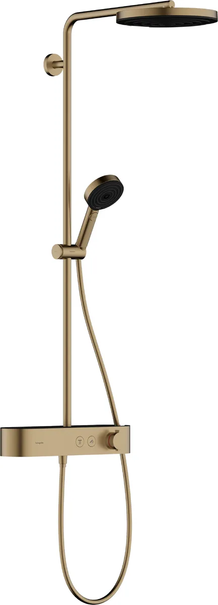 Душевая система с термостатом для душа, бронза Hansgrohe Pulsify Showerpipe 260 24220140