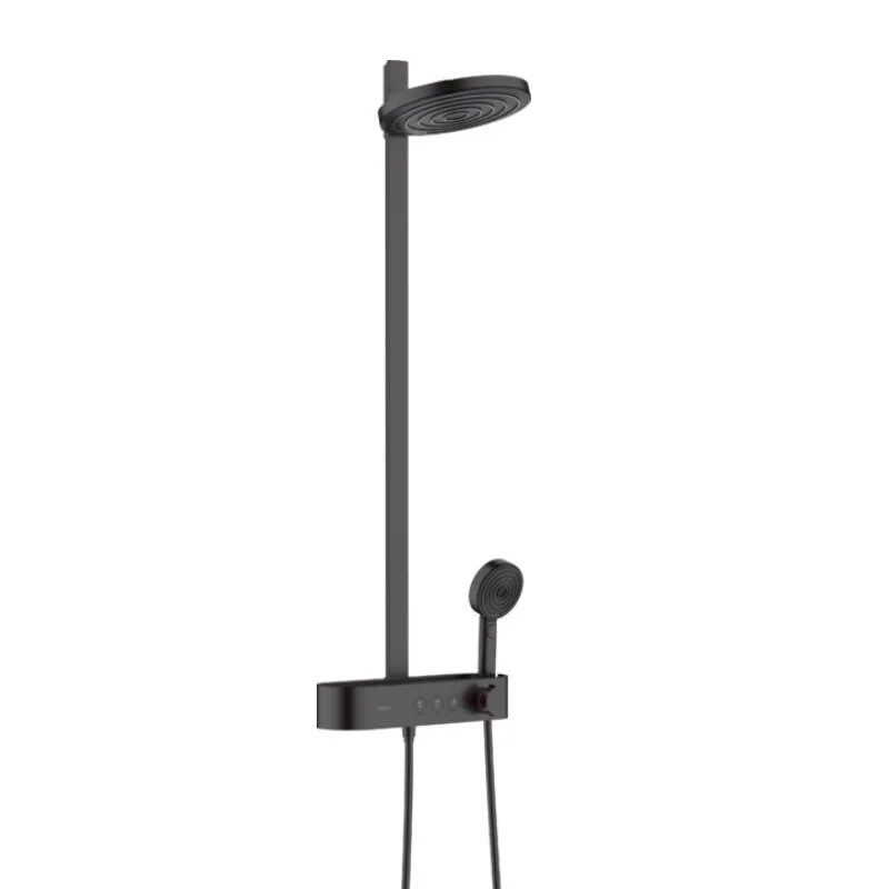Душевая система с термостатом для душа, черный Hansgrohe Pulsify Showerpipe 260 24240670