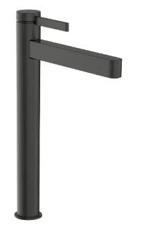 Смеситель для раковины с донным клапаном, шлиф. черный хром Hansgrohe Finoris 76070340