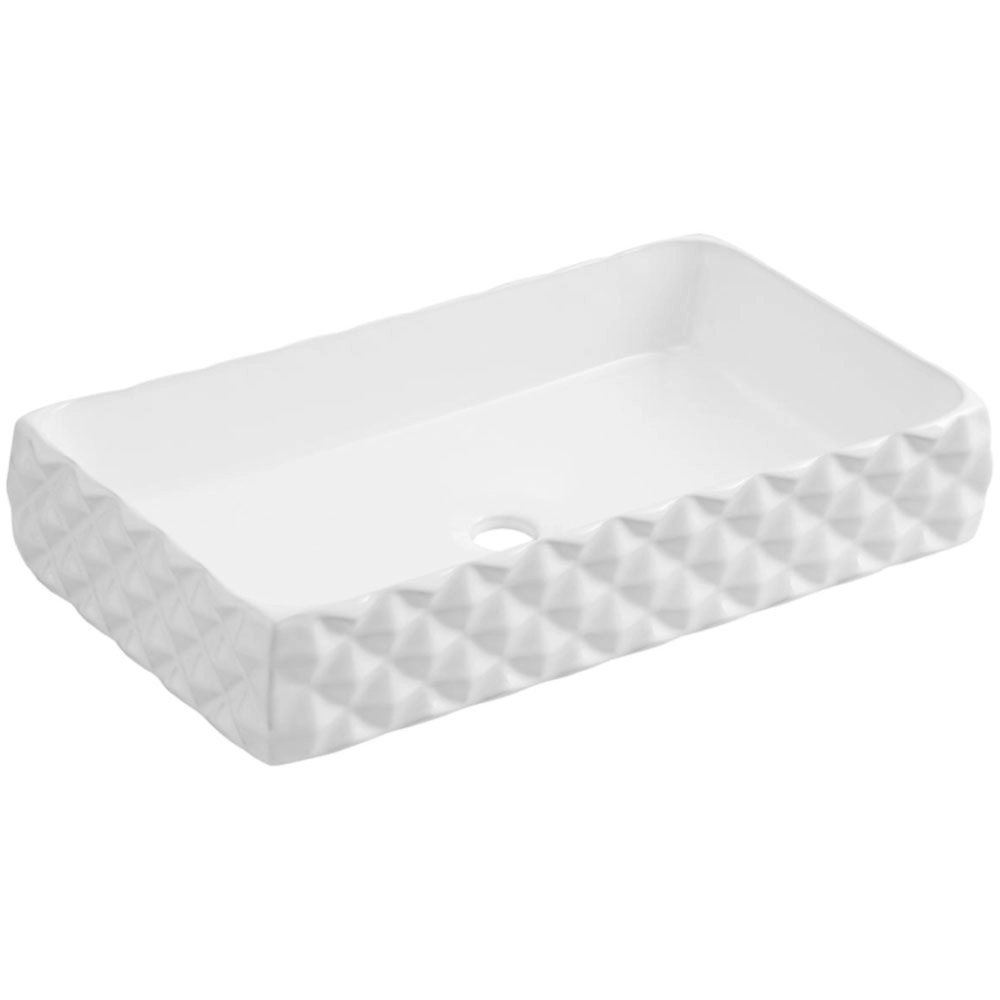 Раковина чаша Hans VZ-2626 60.5_34 прямоугольная белая