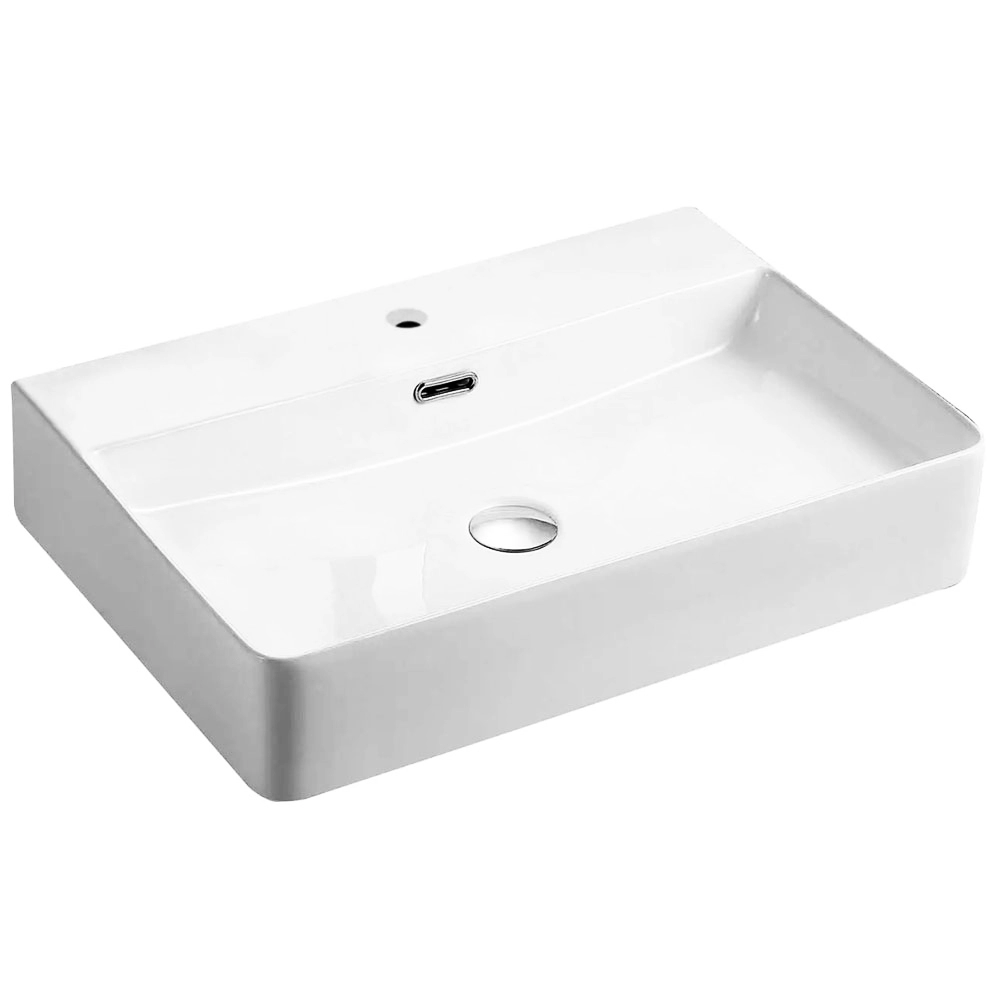 Раковина чаша Hans HS-2173 60_42 прямоугольная белая