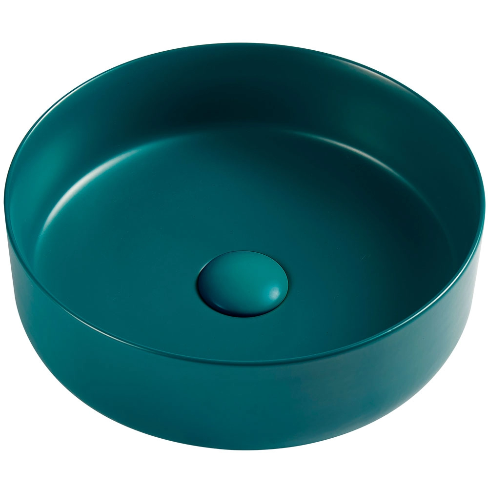 Раковина чаша Hans HS-3134MDG 35_35 круглая зеленая