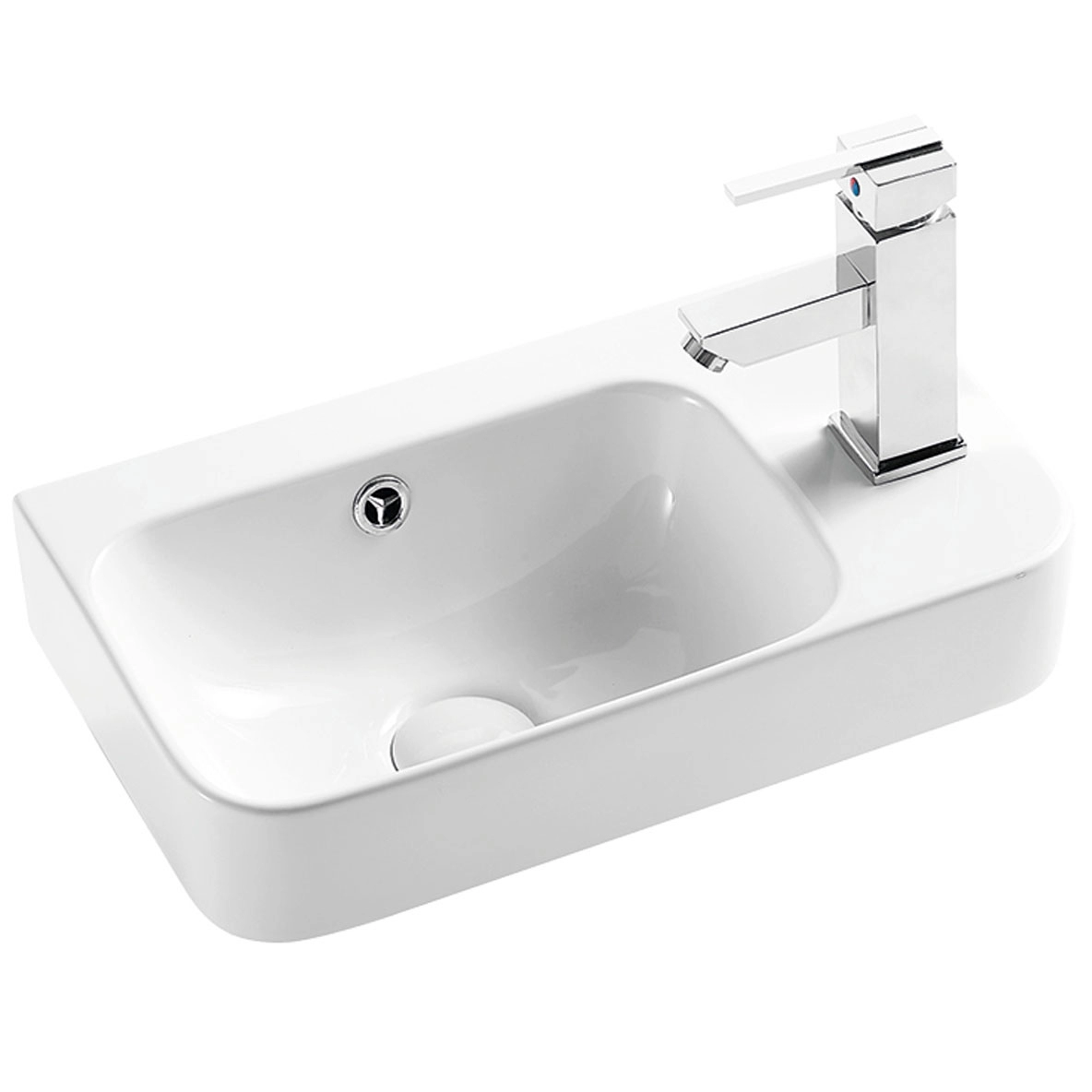 Раковина подвесная Hans HS-5117R 26_13 правая белая