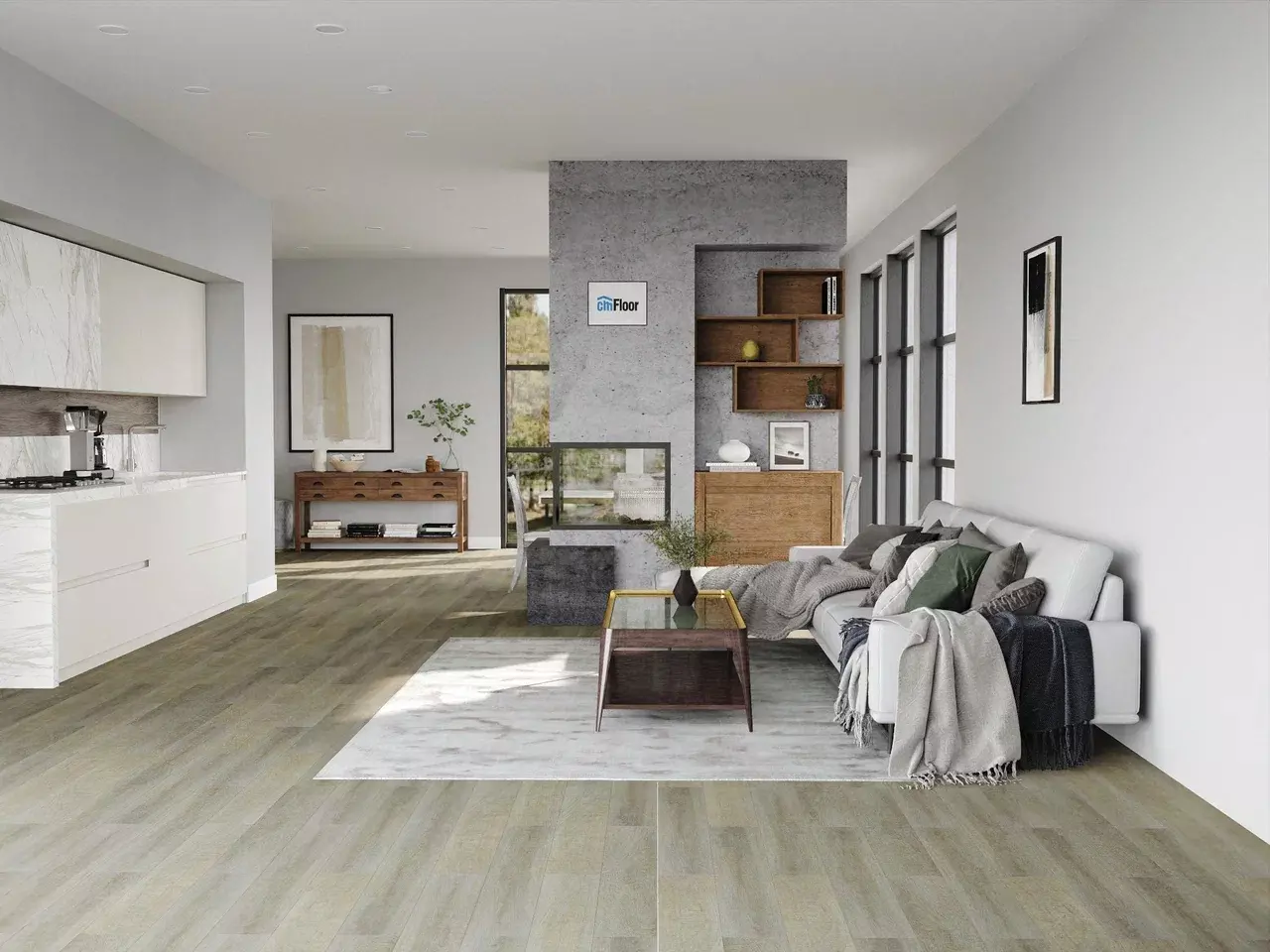 Виниловое напольное покрытие SPC CM Floor ScandiWood 33 Дуб Модерн