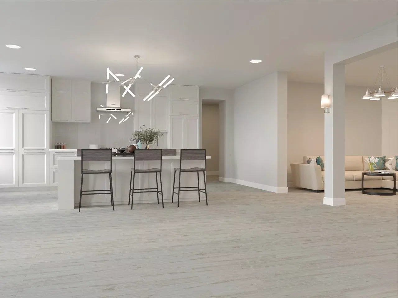 Виниловое напольное покрытие SPC CM Floor ScandiWood 34 Дуб Ваниль