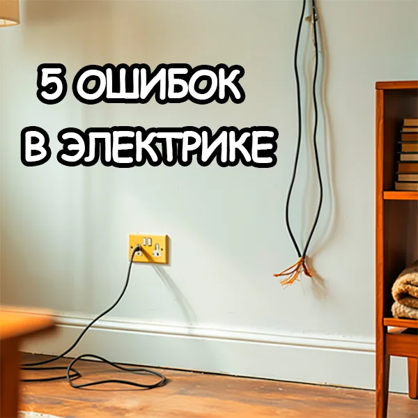 5 главных ошибок в электрике, которые сложно исправить? 